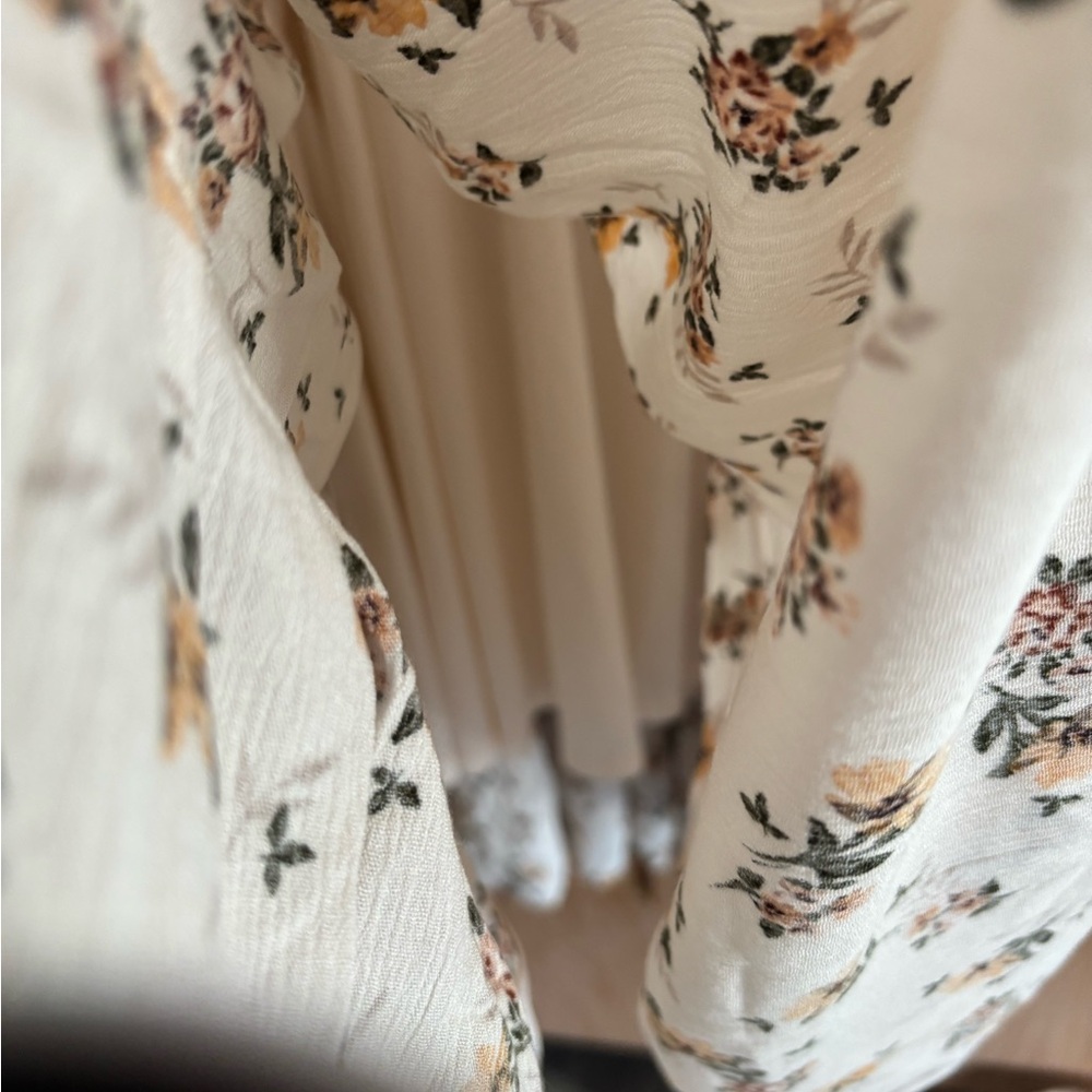 TORRID Floral Midi Gauze Dress with 3/4 Sleeves Lined SIZE 2 NWT Retails $89.90 - Picture 9 of 15